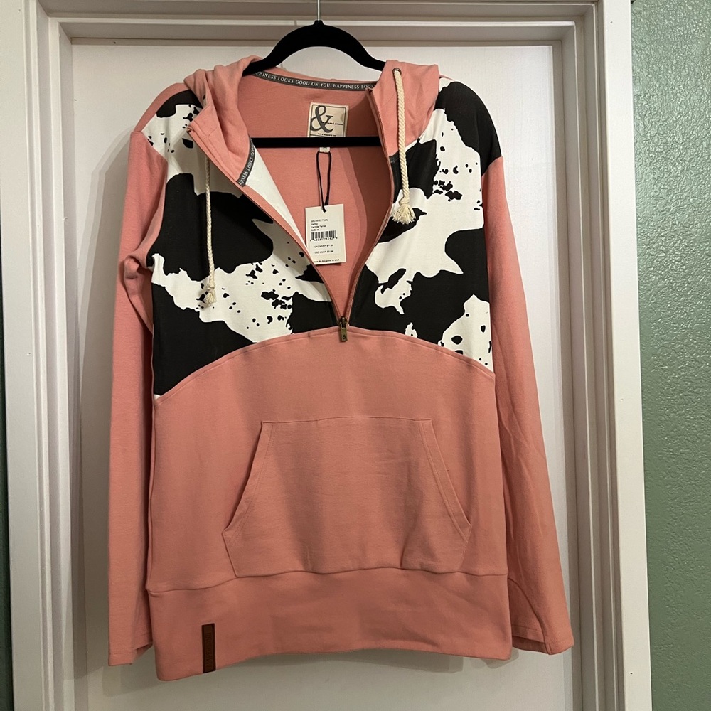 NWT Ampersand Ave Can’t Be Tamed Half Zip Medium - Picture 11 of 12